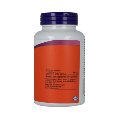 NOW Quercetine met bromelaine 120.00 Vegetarische capsules