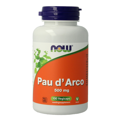 NOW Pau d'arco 500mg 100 Vegetarische capsules