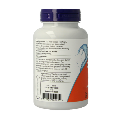 NOW Omega-3 Plus 360mg EPA 240mg DHA 60 Softgels