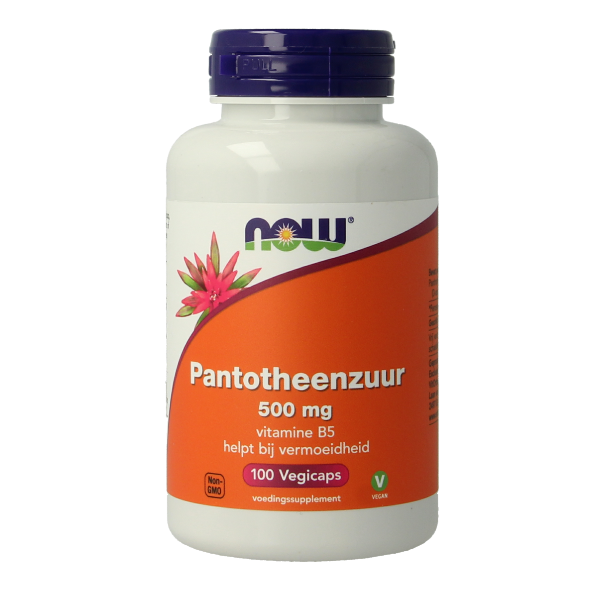 NOW Pantotheenzuur 500mg (B5) 100.00 Capsules