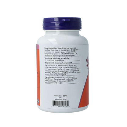 VitOrtho Magtein magnesium l-threonaat 90 Vegetarische capsules