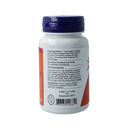 NOW Vitamine D3 400IE 180.00 Softgels