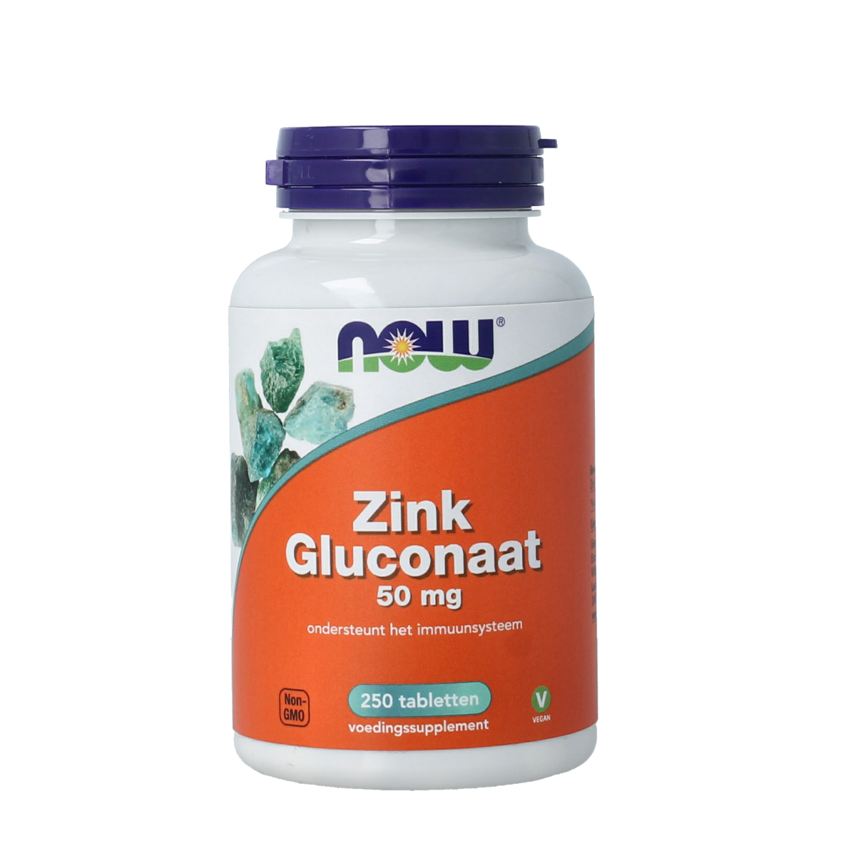 NOW Zink glucoraat 50mg 250.00 Tabletten