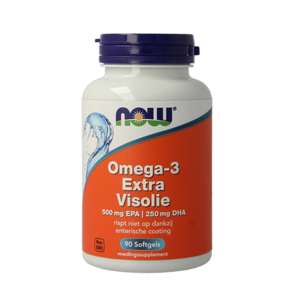 NOW Omega 3 extra 500mg EPA 250mg DHA 90 Softgels