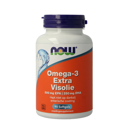 NOW Omega 3 extra 500mg EPA 250mg DHA 90.00 Softgels
