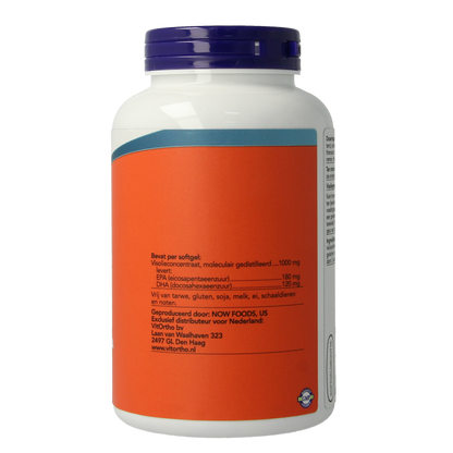 NOW Omega-3 basis 180 mg EPA 120 mg DHA 200 Softgels