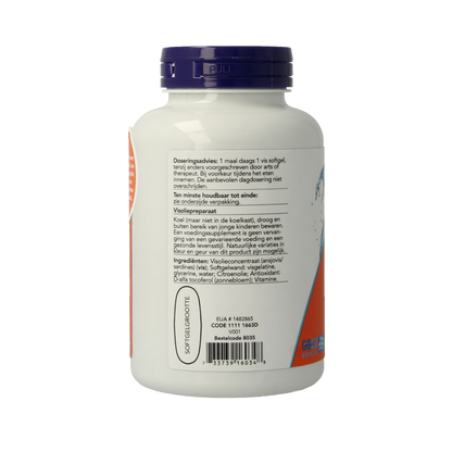 NOW Omega 3 max visolie D3 EPA DHA 90 Softgels