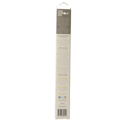 The Humble Co Tandenborstel bamboe medium geel 1.00 Stuks