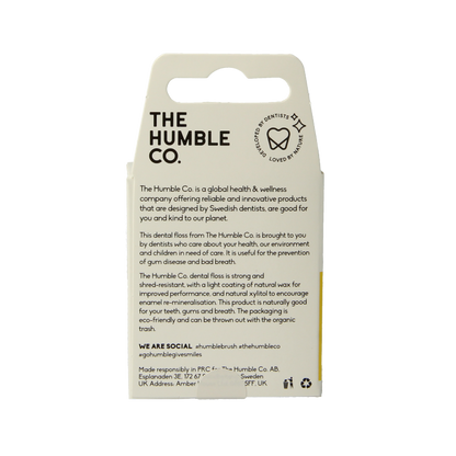 The Humble Co Dental floss lemon 50 meter 1 Stuks