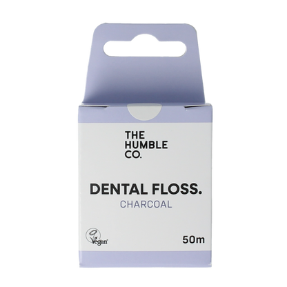 The Humble Co Dental floss charcoal 1.00 Stuks
