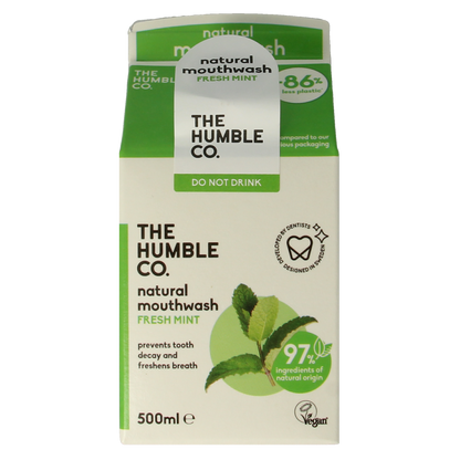 The Humble Co Mondwater fresh mint 500.00 Milliliter