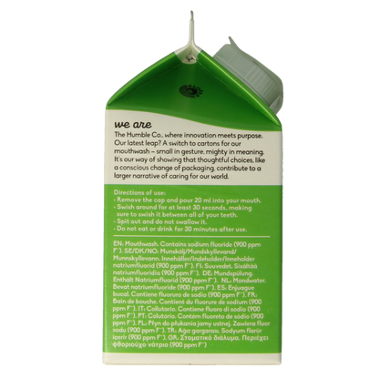 The Humble Co Mondwater fresh mint 500.00 Milliliter