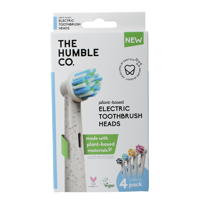 The Humble Co Opzetborstels plantbased 4.00 Stuks