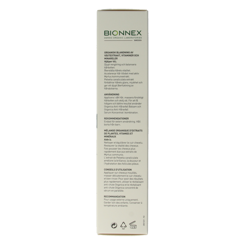 Bionnex Shampoo anti hair loss for normal hair 300 Milliliter