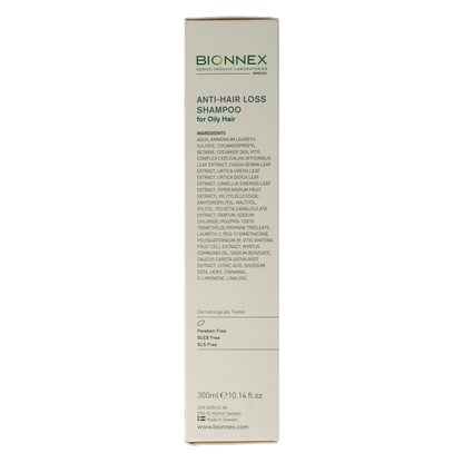 Bionnex Shampoo anti hair loss for oily hair 300 Milliliter