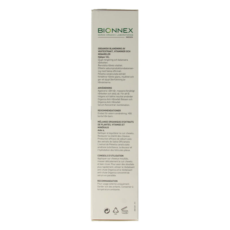 Bionnex Shampoo anti hair loss for oily hair 300 Milliliter