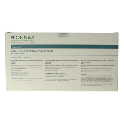 Bionnex Organica anti hair loss serum 12x10ml 1 Set