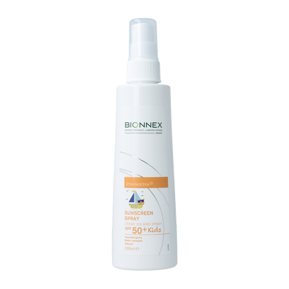 Bionnex Preventiva sunscreen cream spray kids SPF50+ 200 Milliliter