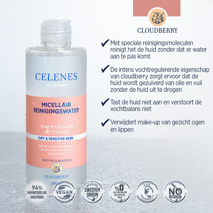 Celenes Cloudberry micellair water 250 Milliliter
