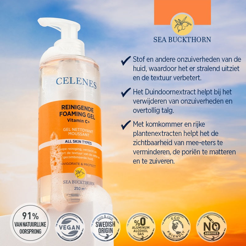 Celenes Sea buckthorn cleansing gel 250 Milliliter