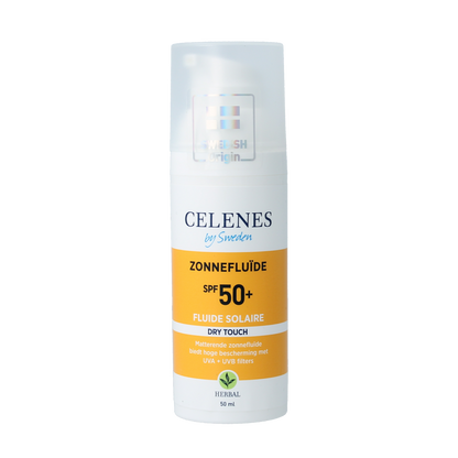 Celenes Herbal dry touch sunscreen fluid SPF50 50.00 Milliliter