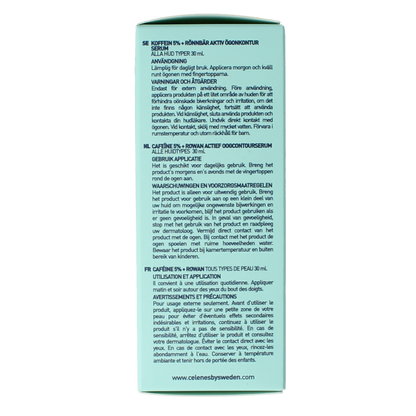 Celenes Cafeine 5% + rowan berries serum 30 Milliliter