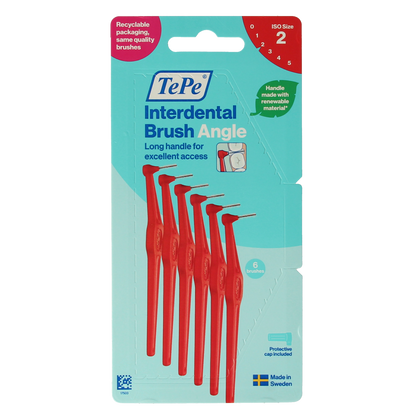TePe Interdentale ragers original rood 0,5mm maat 2 6.00 Stuks