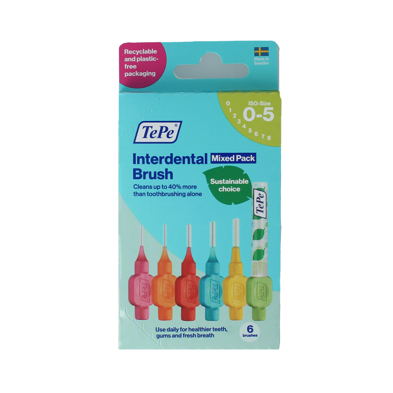 TePe Inderdentale rager mix pack 6 Stuks