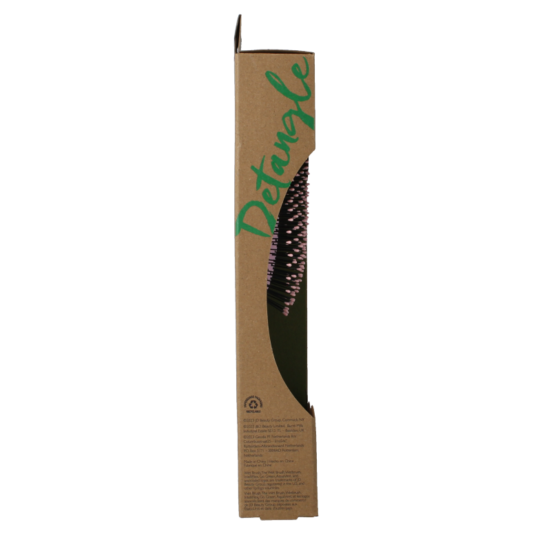 Wet Brush Go green paddle detangler pink 1 Stuks