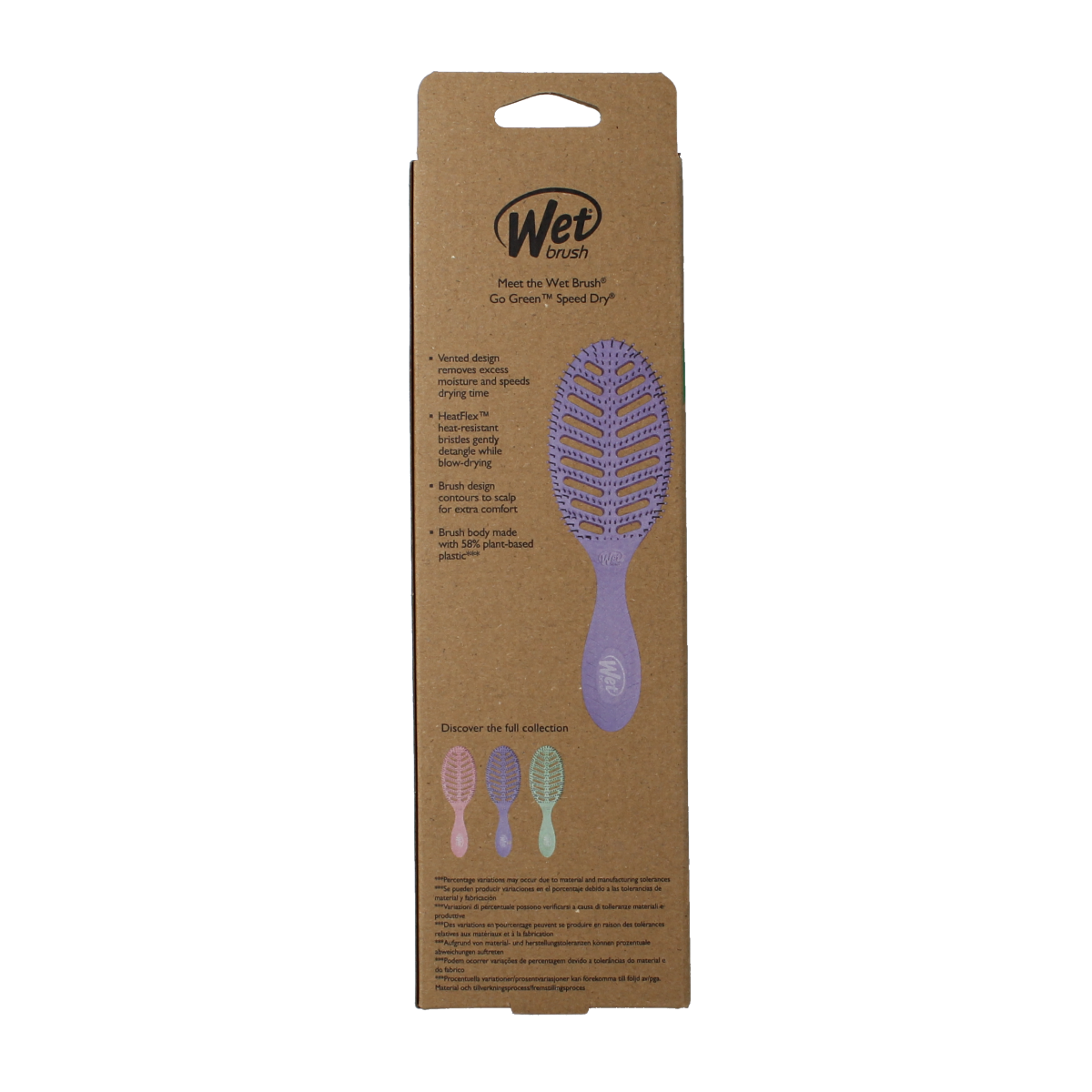 Wet Brush Go green speed dry lavender 1.00 Stuks