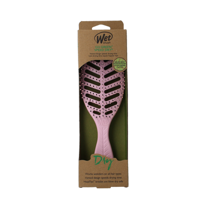 Wet Brush Go green speed dry pink 1 Stuks