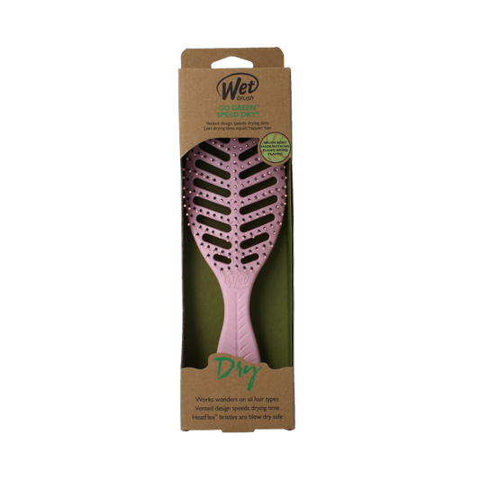 Wet Brush Go green speed dry pink 1 Stuks