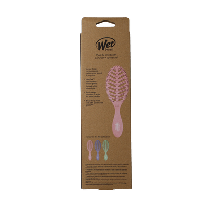 Wet Brush Go green speed dry pink 1 Stuks