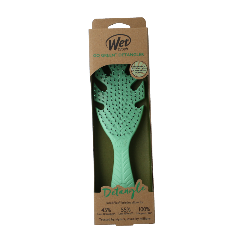 Wet Brush Go green detangler green 1 Stuks