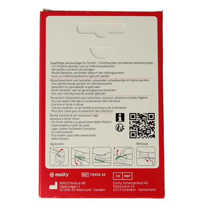 Leukomed Sorbact infection control 5 x 7.2cm 3.00 Stuks