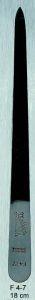 Malteser Nagelvijl 18cm pol bl rnd F4-7 1 Stuks