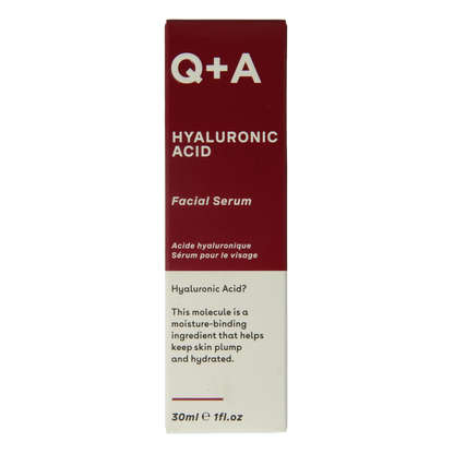 Q+A Hyaluronic acid facial serum  30 Milliliter