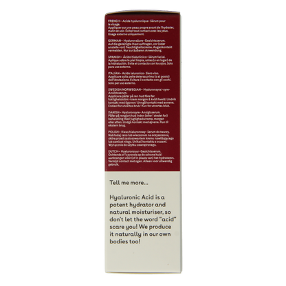 Q+A Hyaluronic acid facial serum  30 Milliliter