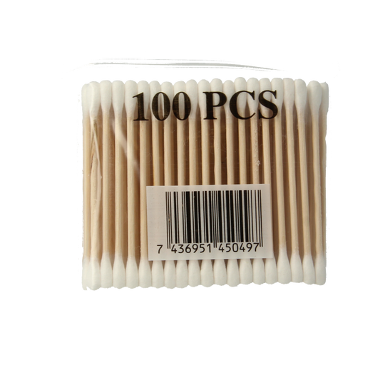 Diversen Wattenstaafjes hout 100 Stuks