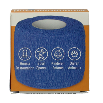 ABC Wonderverband Wonderverband blauw 4.5m x 5cm 1 Stuks