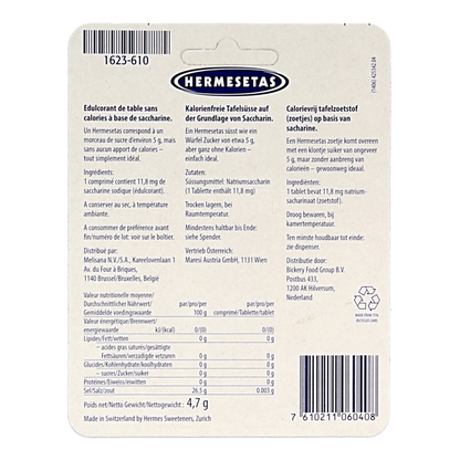 Hermesetas Zoetjes 400 Tabletten