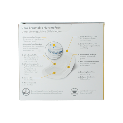 Medela Zoogcompressen ultra ademend 60 Stuks