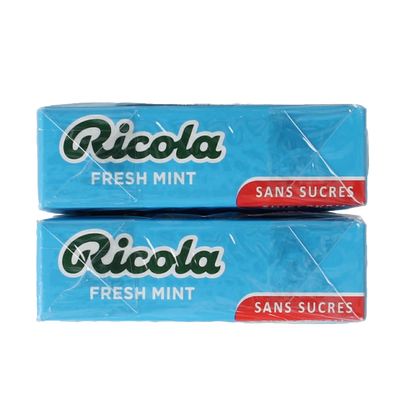 Ricola Fresh mint suikervrij duo pack 100.00 Gram