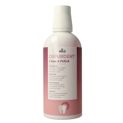 Wild  Depurdent clean & polish mondwater 500 Milliliter
