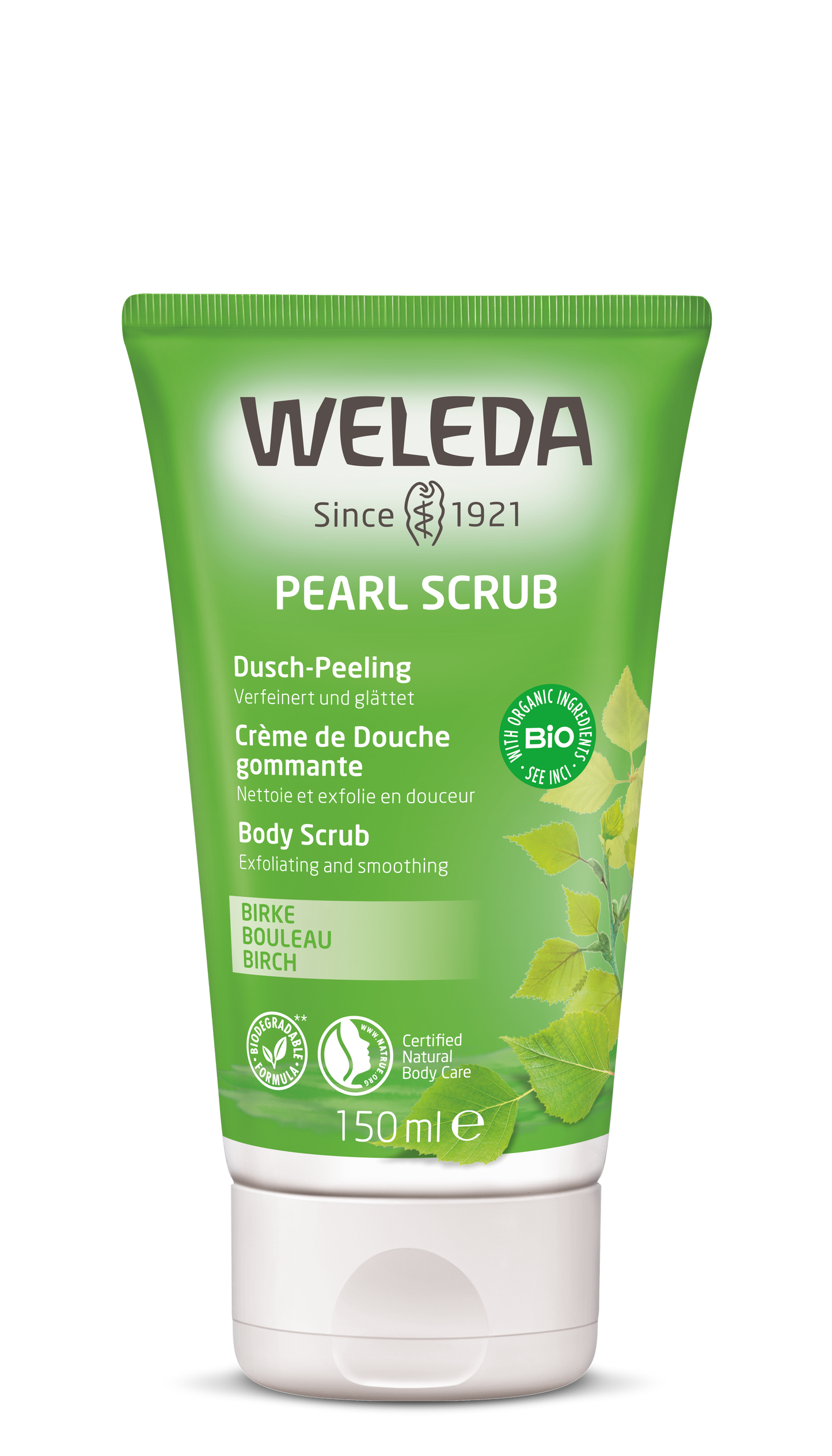 Weleda Berken douche scrub 150.00 Milliliter