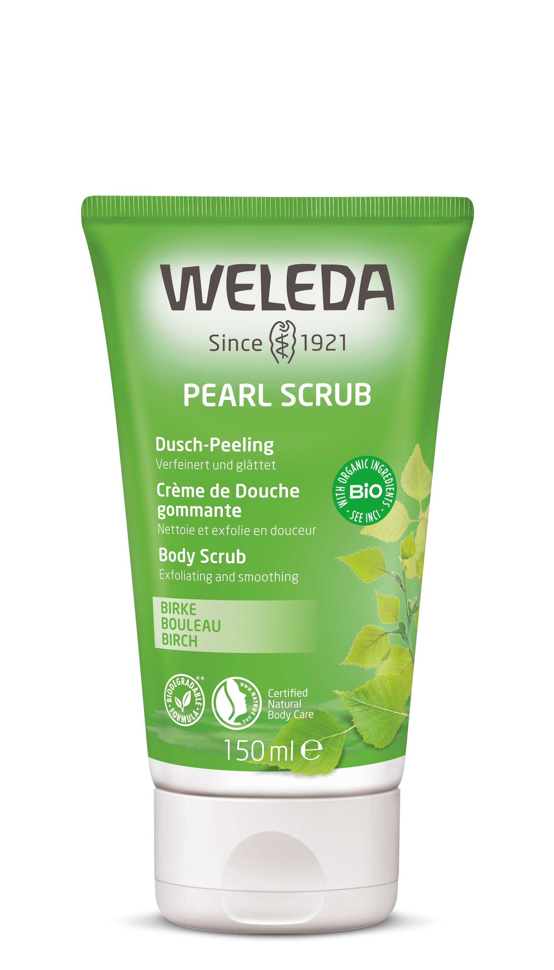 Weleda Berken douche scrub 150.00 Milliliter