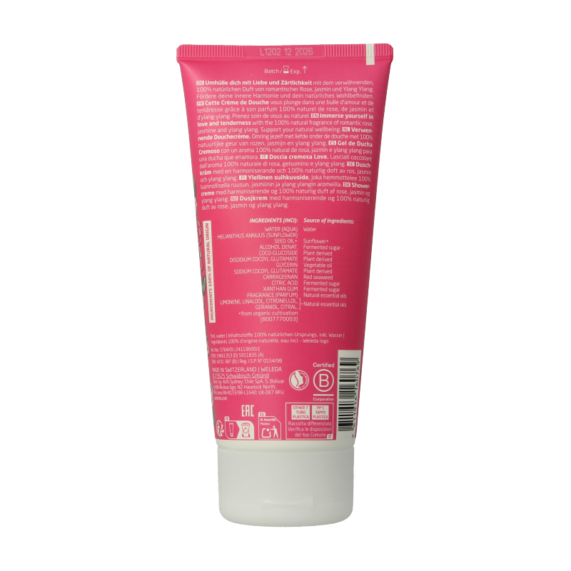 Weleda Love douchecreme 200 Milliliter