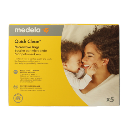 Medela Quick clean magnetronsterilisatiezakken 5 Stuks