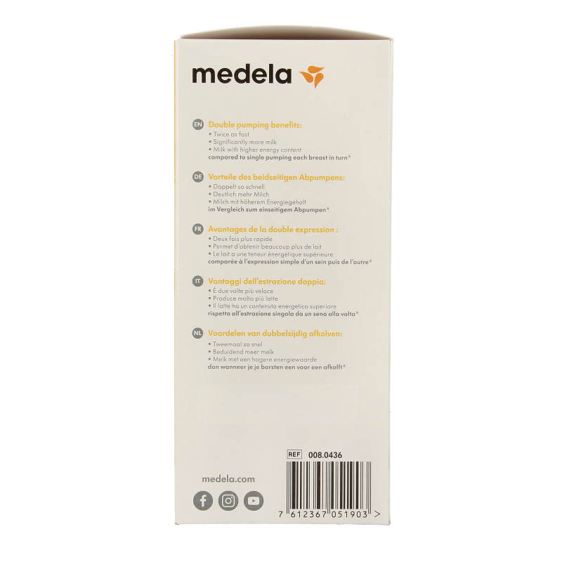 Medela Symphony afkolfset dubbel L 1 Set