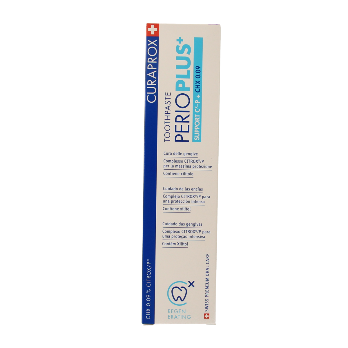 Curaprox Perio plus+ support CHX 0.09 tandpasta 75.00 Milliliter